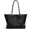 image:imageBOSTANTEN Slouchy Work Tote Bag Lightweight Suede Purse Large HandbagBlack