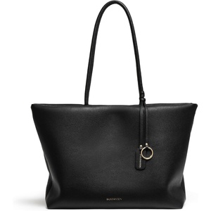 image:imageBOSTANTEN Slouchy Work Tote Bag Lightweight Suede Purse Large HandbagBlack