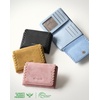 image:imageBOSTANTEN Small Wallet Women RFID Blocking Card Holder with Zipper Pocket  Soft Suede Pebble Leather Trifold ID Window Compact for Small Purse Daily Travel GiftsApricot