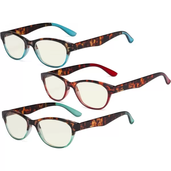 +1.75 Blue Light Blocking-b40-3 Pairs