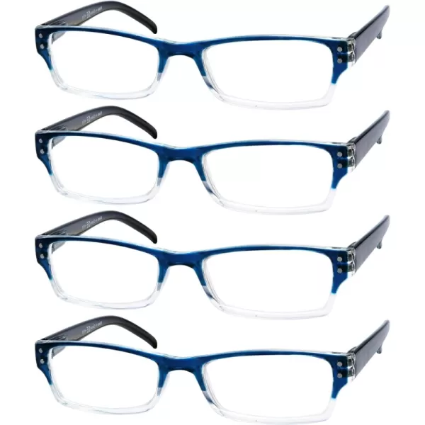 0.75 Diopters Blue-4pcs All Clear Lens