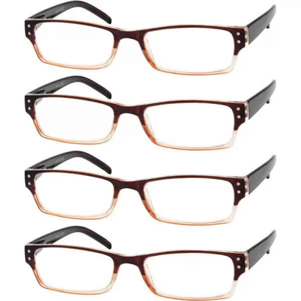0.75 Diopters Brown-4pcs All Clear Lens
