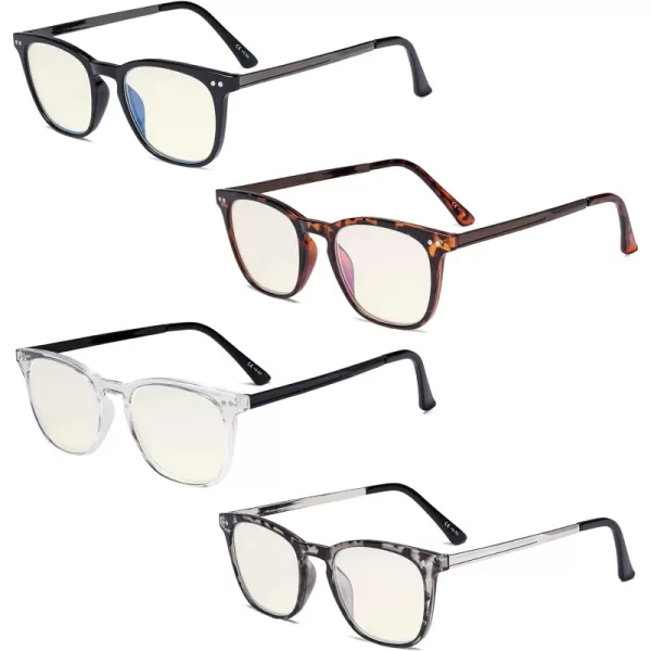 +2.75 Blue Light Blocking-b40-4 Pairs