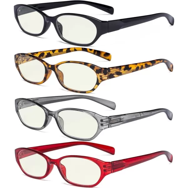 +1.50 Blue Light Blocking-b40-4 Pairs