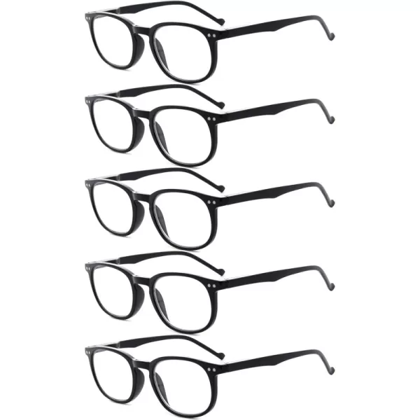 +2.75 Black-5pcs All Clear Lens