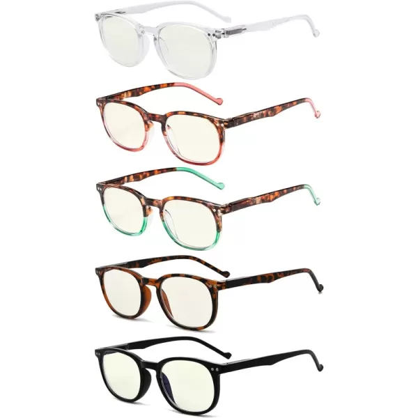 +2.75 Blue Light Blocking-b40-5 Pairs