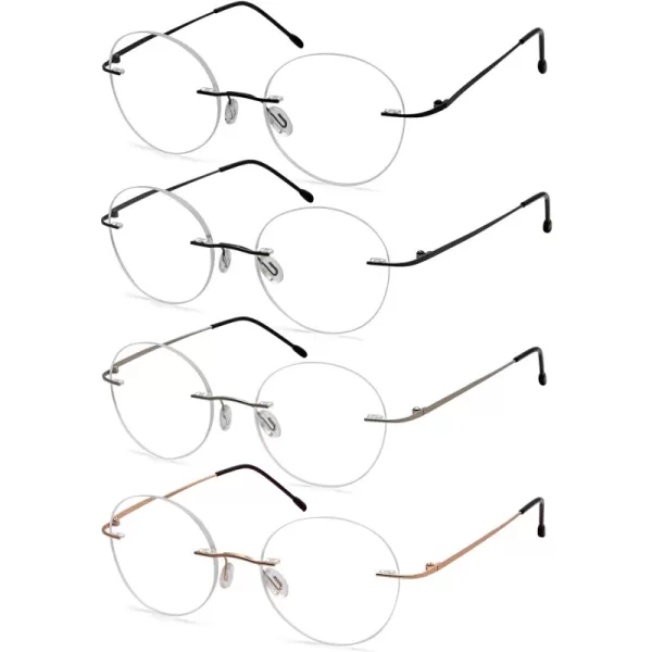 +1.75 4 Pack Mix-black/Gunmetal/Sliver/Gold