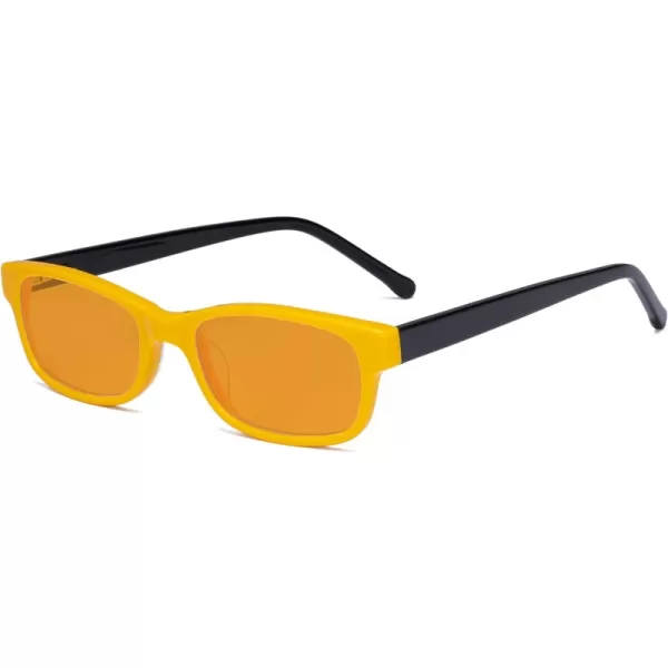 Yellow Frame/Black Arm-bb98 Lens