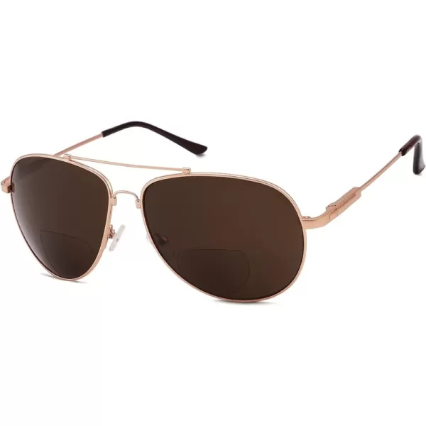 1802-gold Frame/Brown Lens