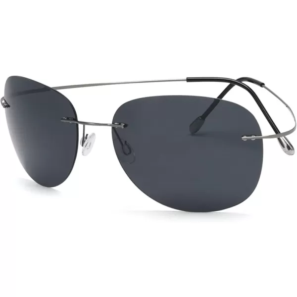 Aviator Gunmetal Frame Grey