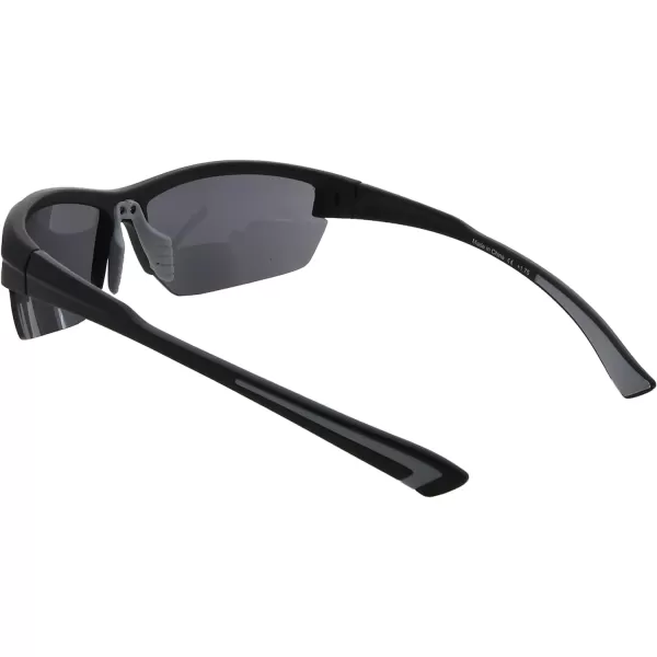 Eyekepper TR90 Sports Half-Rimless Bifocal Sunglasses Baseball Running Fishing Driving Golf Softball Hiking Readers 