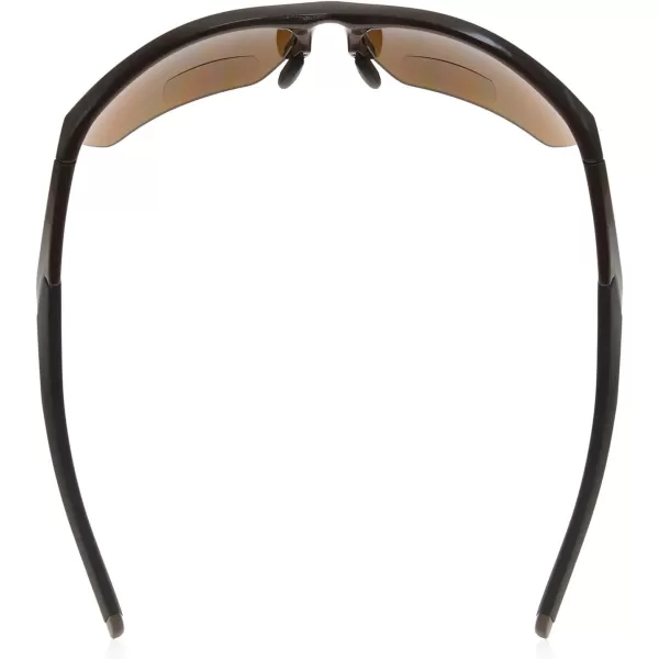 Eyekepper TR90 Sports Half-Rimless Bifocal Sunglasses Baseball Running Fishing Driving Golf Softball Hiking Readers 