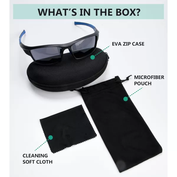 Eyekepper TR90 Sports Half-Rimless Bifocal Sunglasses Baseball Running Fishing Driving Golf Softball Hiking Readers 