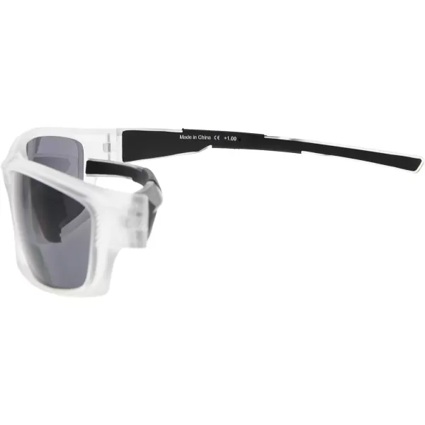 Eyekepper TR90 Sports Half-Rimless Bifocal Sunglasses Baseball Running Fishing Driving Golf Softball Hiking Readers 