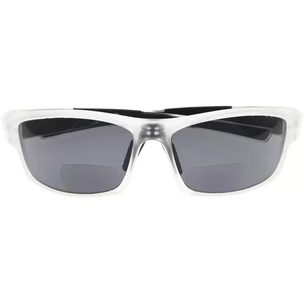 Eyekepper TR90 Sports Half-Rimless Bifocal Sunglasses Baseball Running Fishing Driving Golf Softball Hiking Readers 
