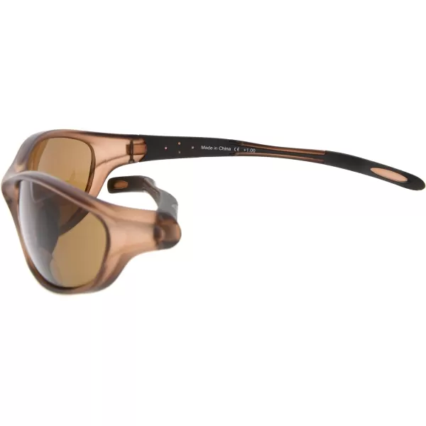 Eyekepper TR90 Sports Half-Rimless Bifocal Sunglasses Baseball Running Fishing Driving Golf Softball Hiking Readers 
