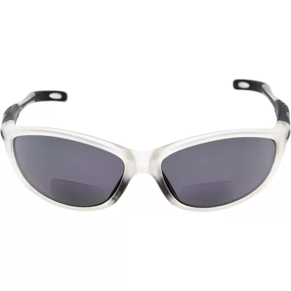 Eyekepper TR90 Sports Half-Rimless Bifocal Sunglasses Baseball Running Fishing Driving Golf Softball Hiking Readers 