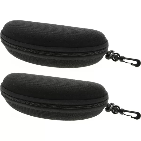 Sunglasses Soft Case Zipper Eyeglasses Case w/Hook &amp; Belt Clip | for Medium to Large Frames | Men &amp; Women