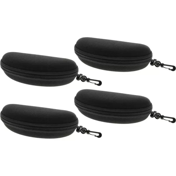 Sunglasses Soft Case Zipper Eyeglasses Case w/Hook &amp; Belt Clip | for Medium to Large Frames | Men &amp; Women
