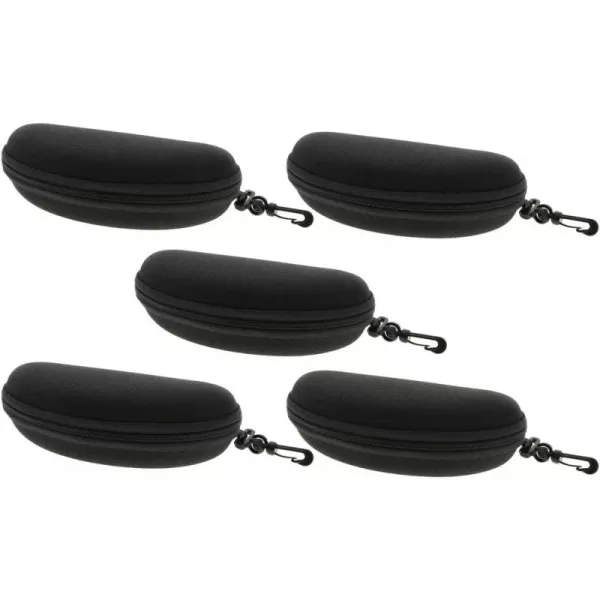 Sunglasses Soft Case Zipper Eyeglasses Case w/Hook &amp; Belt Clip | for Medium to Large Frames | Men &amp; Women