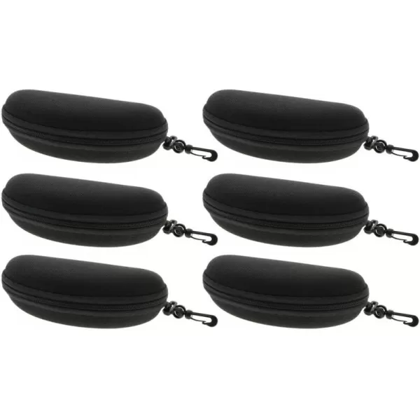 Sunglasses Soft Case Zipper Eyeglasses Case w/Hook &amp; Belt Clip | for Medium to Large Frames | Men &amp; Women