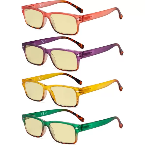 +0.75 Blue Light Blocking-b60-4 Pairs
