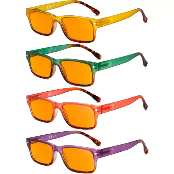 +0.75 Blue Light Blocking-b98-4 Pairs
