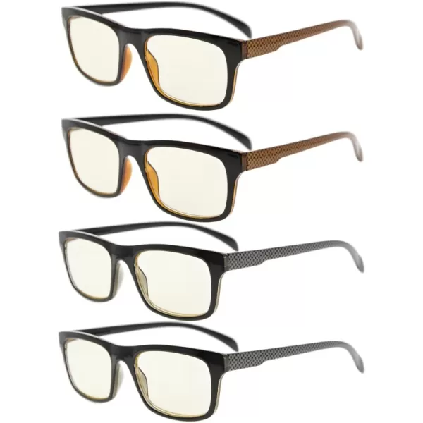 +0.75 Blue Light Blocking-b40-4 Pairs