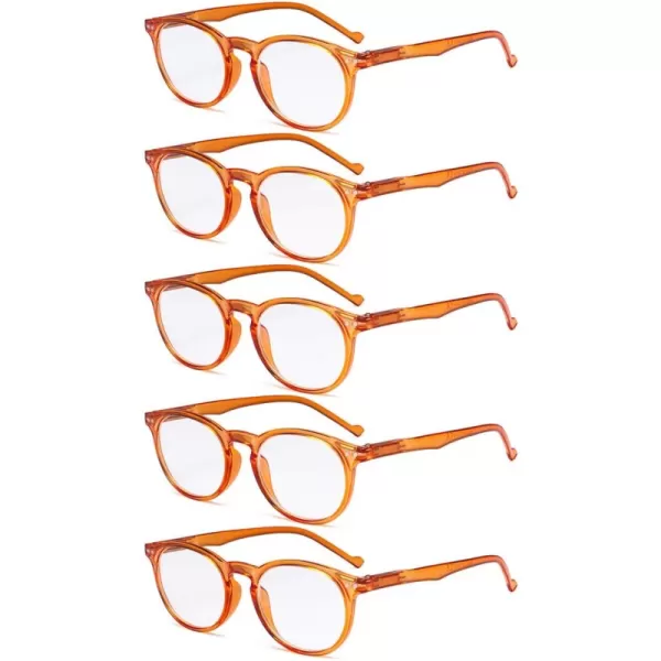 Orange-5pcs All Clear Lens