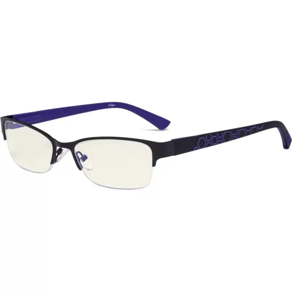 +0.00 Black/Purple-bb40 Lens