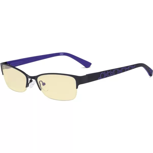 +0.00 Black/Purple-bb60 Lens