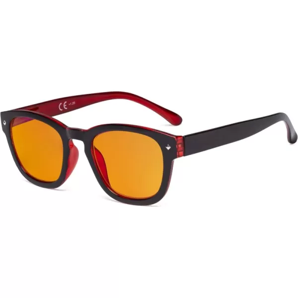 +0.75 Black/Red-bb98 Lens