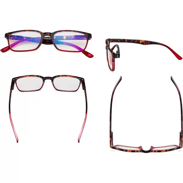 Eyekepper Design Blue Light Blocking Glasses Women Men - Anti UV Ray Cut Digital Screen Glare Computer Readers with Yellow Filter Lens - Black +2.25
