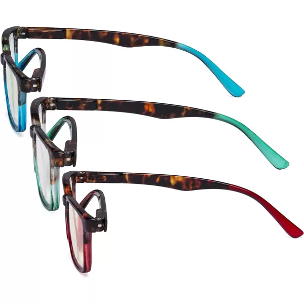 Eyekepper Design Blue Light Blocking Glasses Women Men - Anti UV Ray Cut Digital Screen Glare Computer Readers with Yellow Filter Lens - Black +2.25