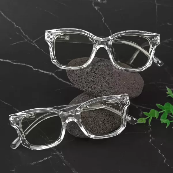 Eyekepper Blue Light Filter Glasses for Women Reading Design Readers Block Blue Rays Eyeglasses - Grey Tortoise +2.50