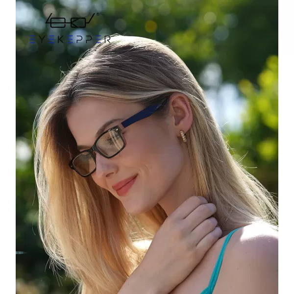 Eyekepper Classic Reading Glasses with Blue Light BLocking Lens 