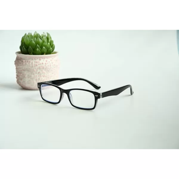Eyekepper Classic Reading Glasses with Blue Light BLocking Lens 