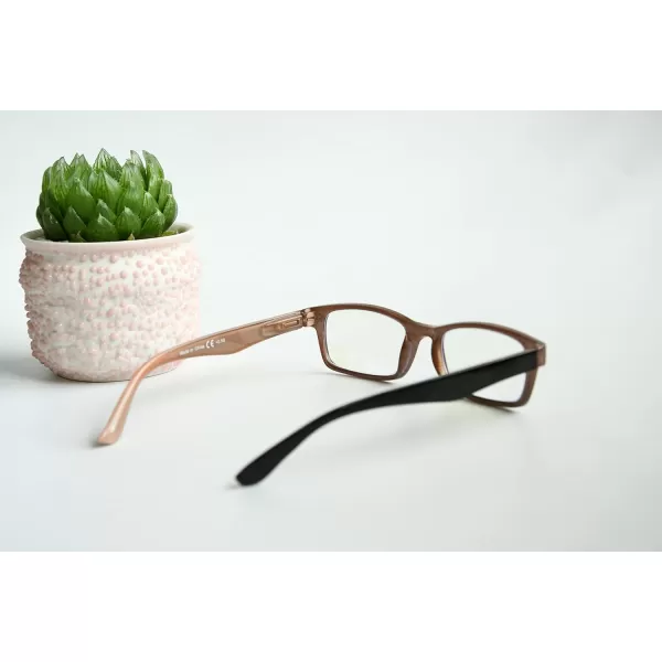 Eyekepper Classic Reading Glasses with Blue Light BLocking Lens 