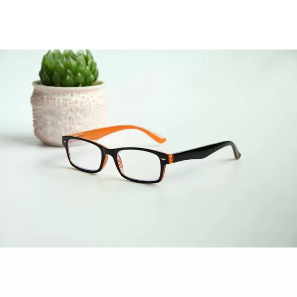 Eyekepper Classic Reading Glasses with Blue Light BLocking Lens 