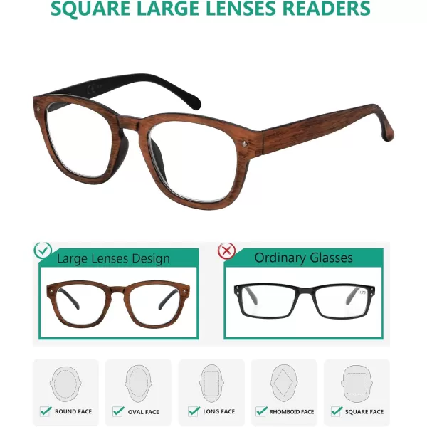Eyekepper Reading Glasses Professor Vintage Style Spring Hinges Arms