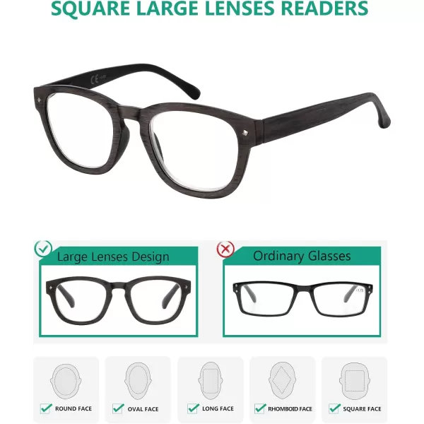 Eyekepper Reading Glasses Professor Vintage Style Spring Hinges Arms