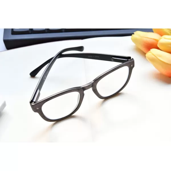 Eyekepper Reading Glasses Professor Vintage Style Spring Hinges Arms