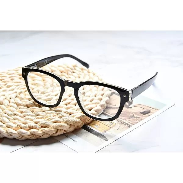 Eyekepper Reading Glasses Professor Vintage Style Spring Hinges Arms