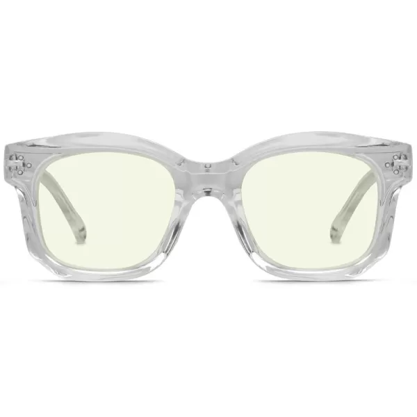 Eyekepper Blue Light Filter Glasses for Women Reading Design Readers Block Blue Rays Eyeglasses - Grey Tortoise +2.50