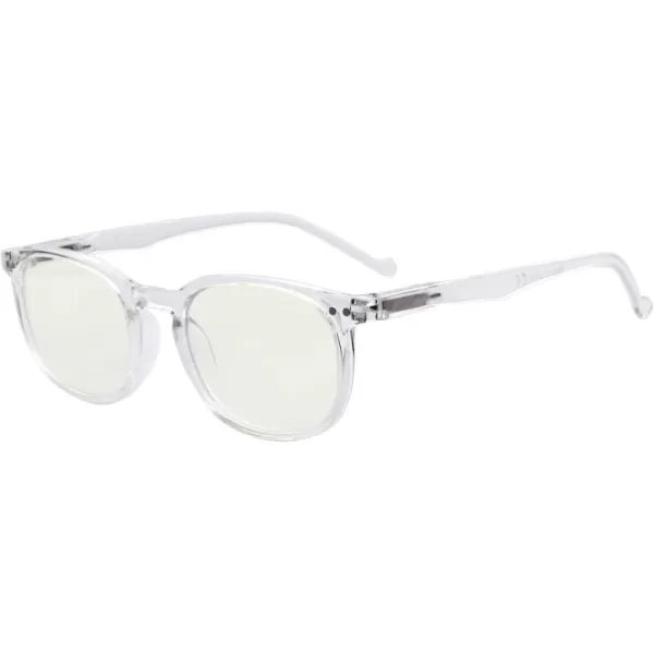 Eyekepper Blue Light Filter Reading Glasses for Women Men Reading Computer Screen Glare Blocking Vintage Small Frame Digital Readers，Tortoise