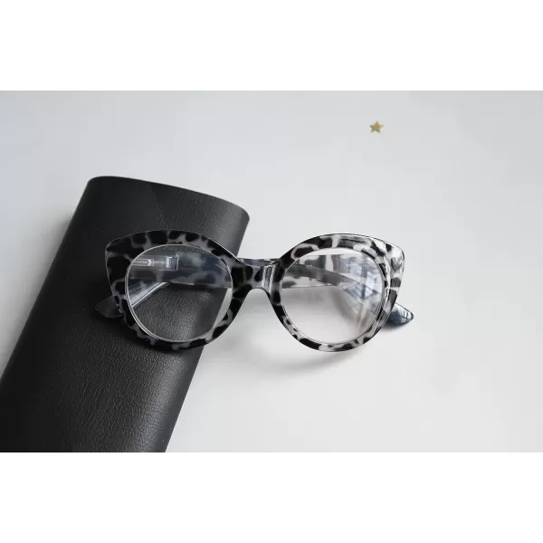 Eyekepper Round Reading Glasses for Women Large Frame Readers - Pink +1.75