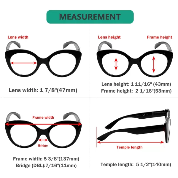 Eyekepper Round Reading Glasses for Women Large Frame Readers - Pink +1.75