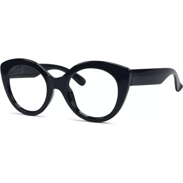 Eyekepper Round Reading Glasses for Women Large Frame Readers - Pink +1.75
