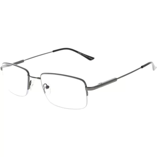 Eyekepper Progressive Readers 3 Levels Vision Multifocus Glasses Anti UV Reading Glasses Men Bendable Memory Frame