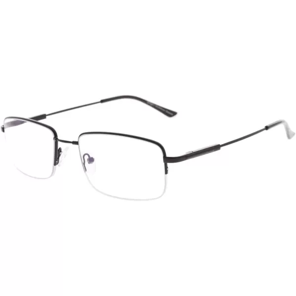 Eyekepper Progressive Readers 3 Levels Vision Multifocus Glasses Anti UV Reading Glasses Men Bendable Memory Frame